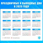 Как будем отдыхать в 2025 году