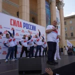 «Единая Россия» завершила марафон «Сила России» зарядкой с олимпийскими чемпионами