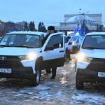 Ключи от новых служебных автомобилей вручили полицейским