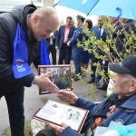Единственный участник боевых действий ВОВ отметил свой 102-й день рождения