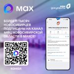 Более 11 тысяч новосибирцев подписаны на канал «МФЦ Новосибирской области» в МАХ.