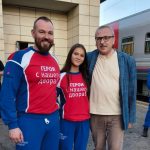 Алиса Малышева на «Поезде героев»