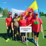 Команда Барабинского района на областном фестивале ГТО
